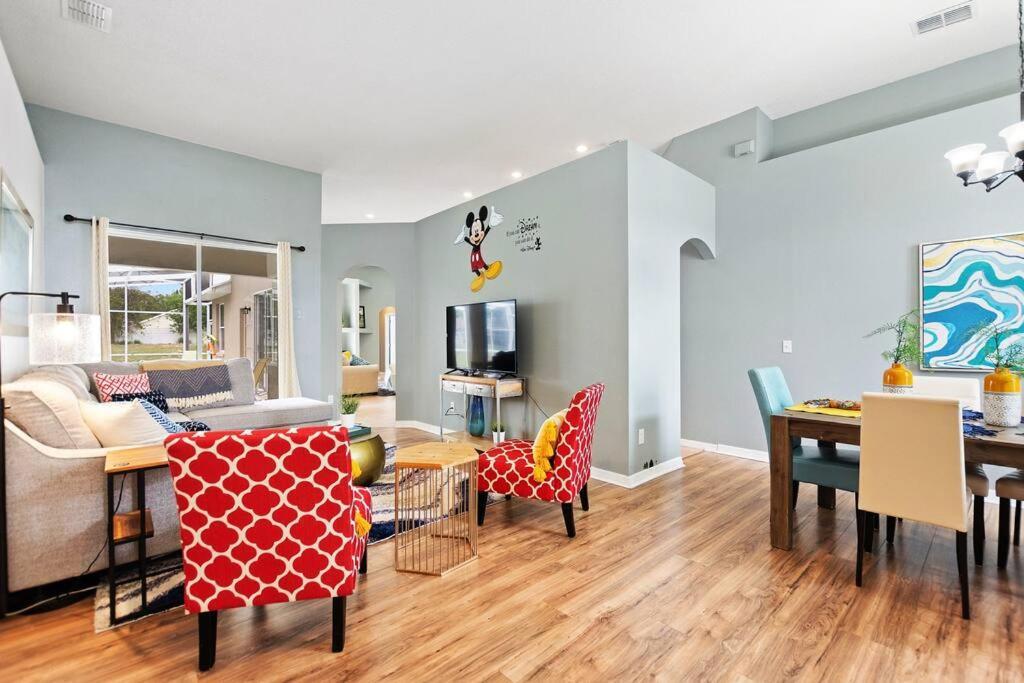 Spacious Disney Themed 5Bed Villa! Private Heated Enclosed Pool/Spa/Bbq! ดาเวนพอร์ต ภายนอก รูปภาพ