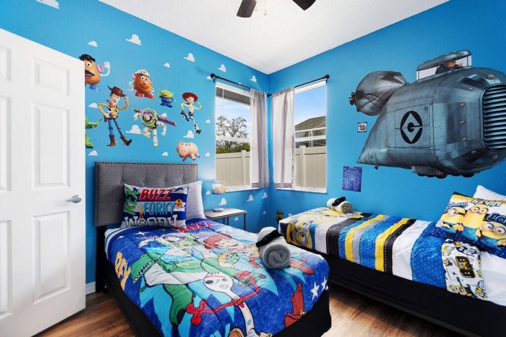 Spacious Disney Themed 5Bed Villa! Private Heated Enclosed Pool/Spa/Bbq! ดาเวนพอร์ต ภายนอก รูปภาพ