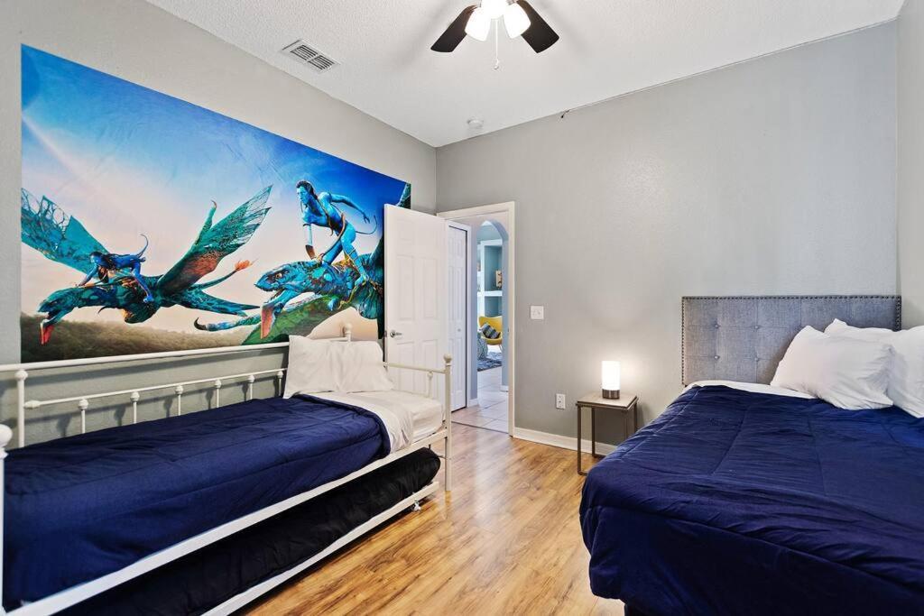 Spacious Disney Themed 5Bed Villa! Private Heated Enclosed Pool/Spa/Bbq! ดาเวนพอร์ต ภายนอก รูปภาพ