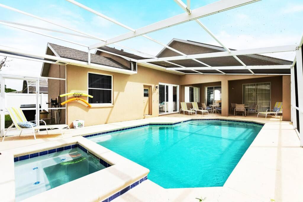 Spacious Disney Themed 5Bed Villa! Private Heated Enclosed Pool/Spa/Bbq! ดาเวนพอร์ต ภายนอก รูปภาพ